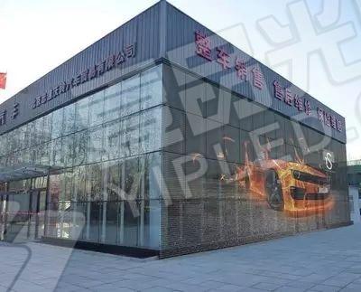 玻璃幕墻LED顯示屏為汽車4S店帶來怎樣的效益？